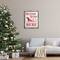Stupell Industries Sleigh Stop Here Christmas Landing Sign Framed Floater Canvas Wall Art